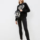 Elegant Black Stretch Slim Jeans
