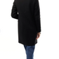 Elegant Wool Blend Coat with Heart Buttons