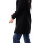Elegant Wool Blend Coat with Heart Buttons