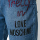 Chic Rhinestone Embellished Stretch Jeans