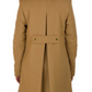 Elegant Beige Coat with Button Closure