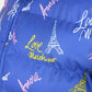 Chic Blue Zip-Up Jacket with Iconic Detailing