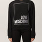 Elegant Crewneck Sweatshirt with Silver Logo