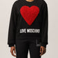 Chic Red Logo Sweatshirt - Pure Cotton Comfort