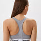 Chic Grey Logo Thongs Twin-Pack