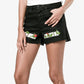 Black Cotton Short