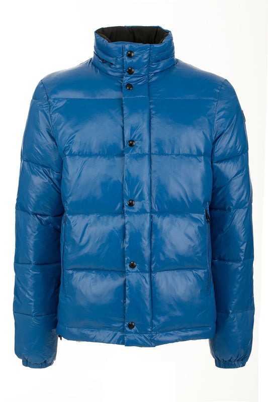 Chic Men's Down Jacket with Retractable Hood