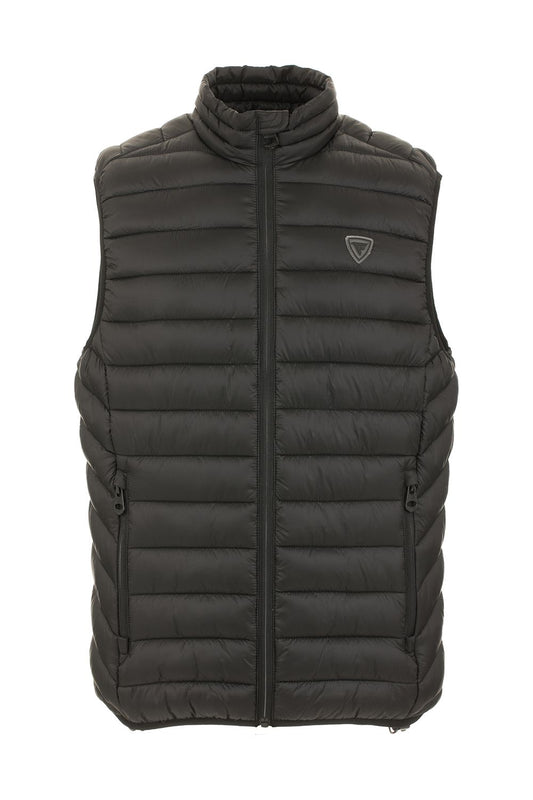 Sleek Sleeveless Quilted Men's Jacket