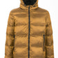 Chic Yellow Hooded Men's Down Jacket