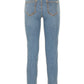 Chic Light Blue Elasticized Denim