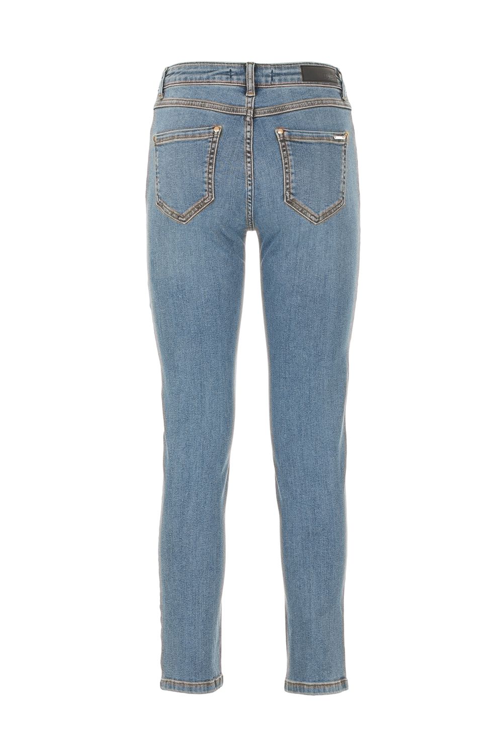 Chic Light Blue Elasticized Denim