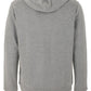 Elegant Grey Cotton Hoodie with Logo