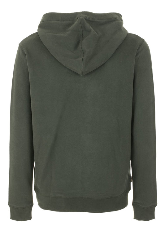 Classic Green Zip Hoodie For Men