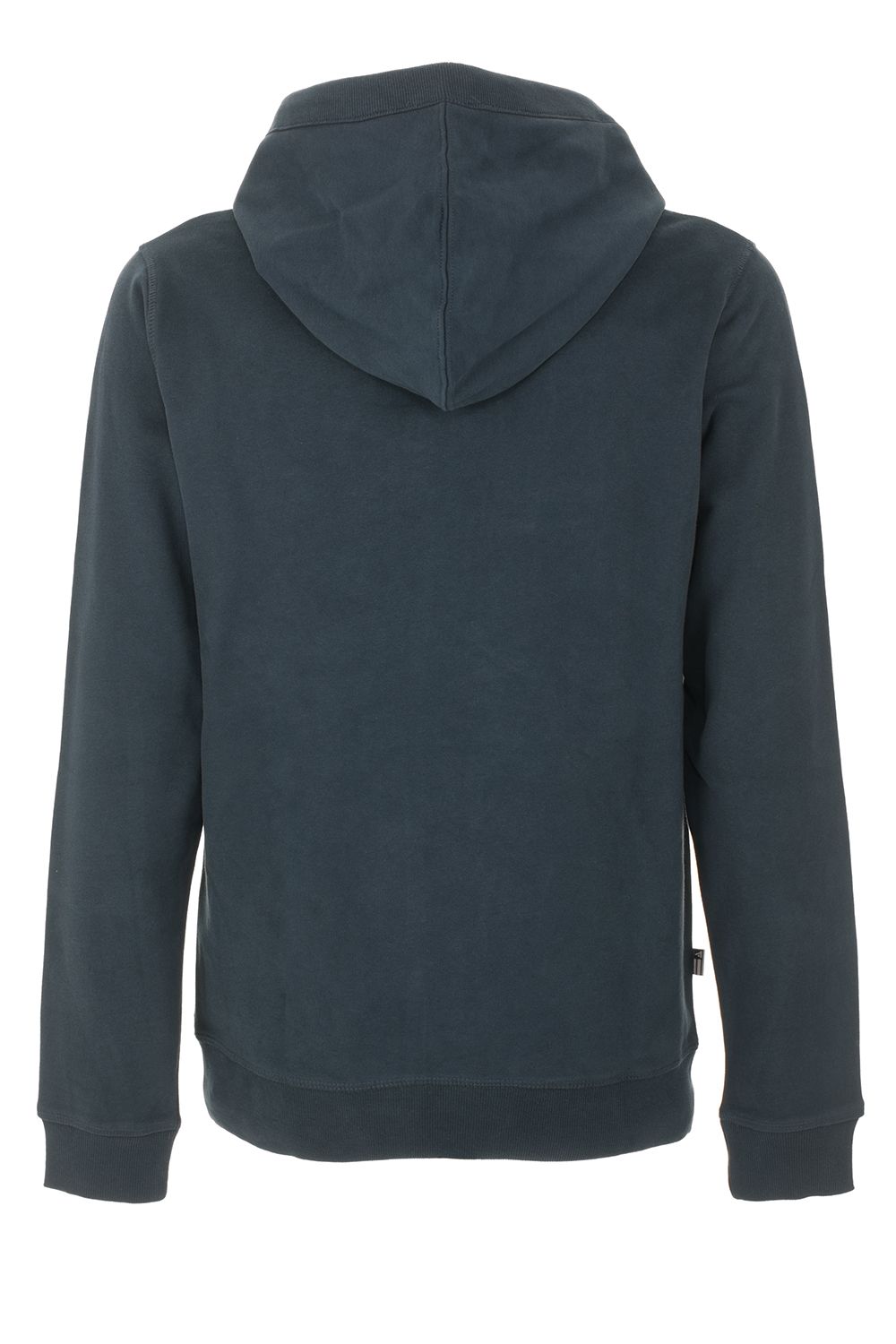 Elevated Blue Zip Hoodie - Pure Cotton Comfort