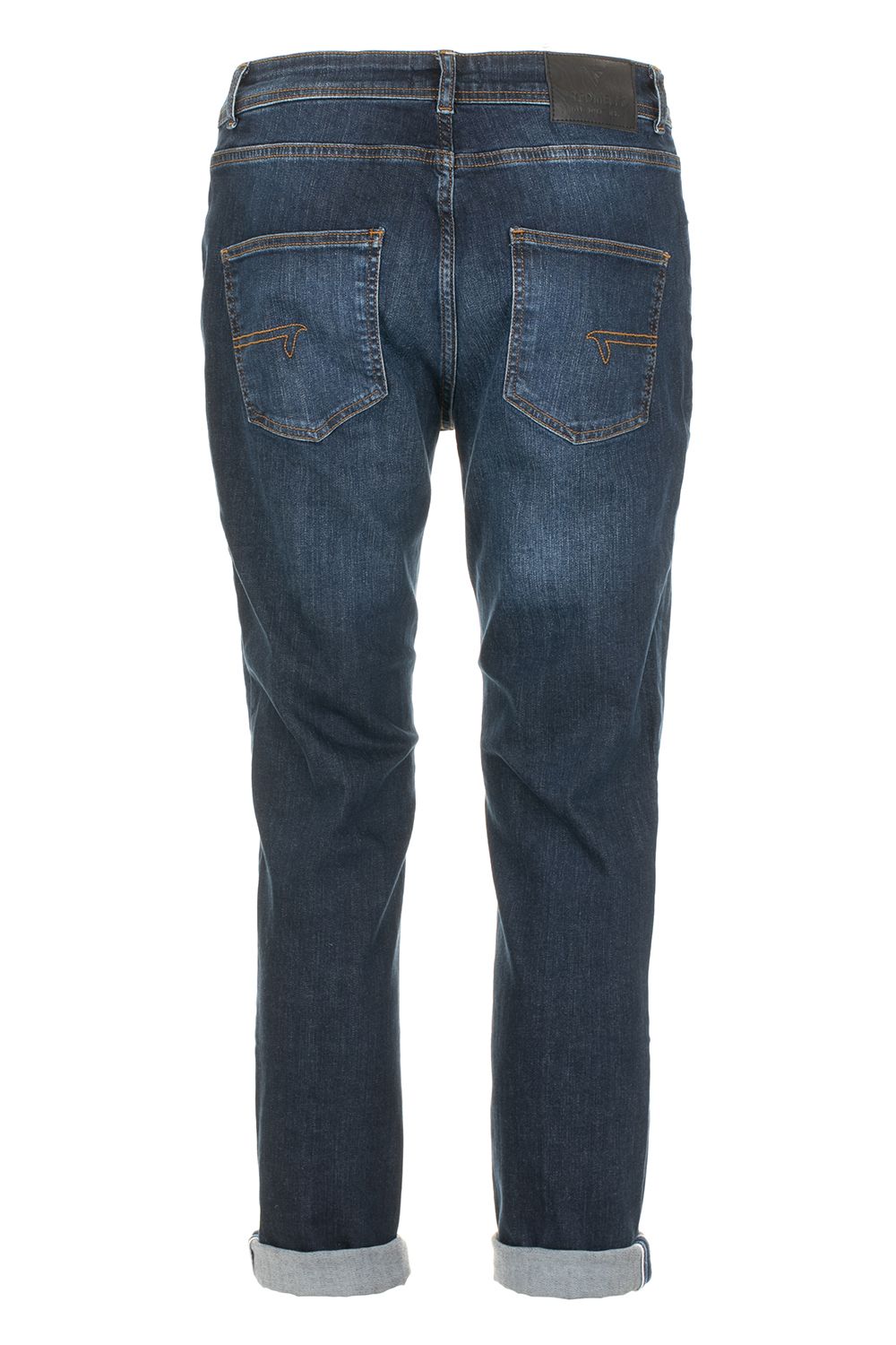 Sleek Dark Blue Denim for Men