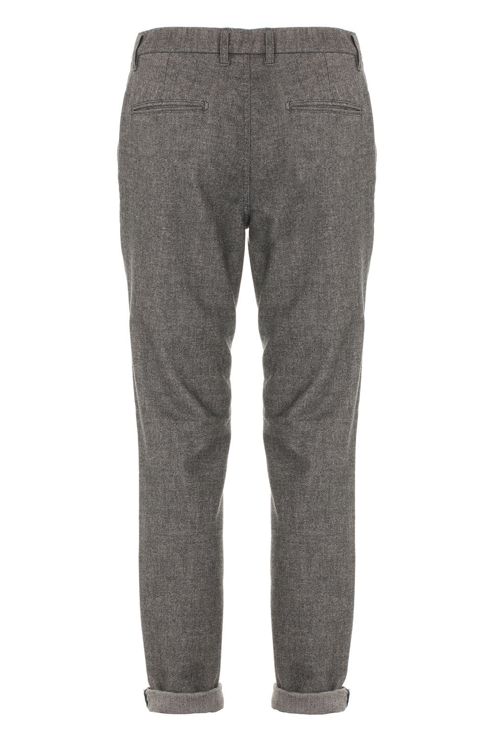 Elegant Blue Men's Trousers - Regular Fit