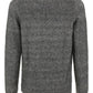 Chic Melange Blue Crewneck Sweater for Men