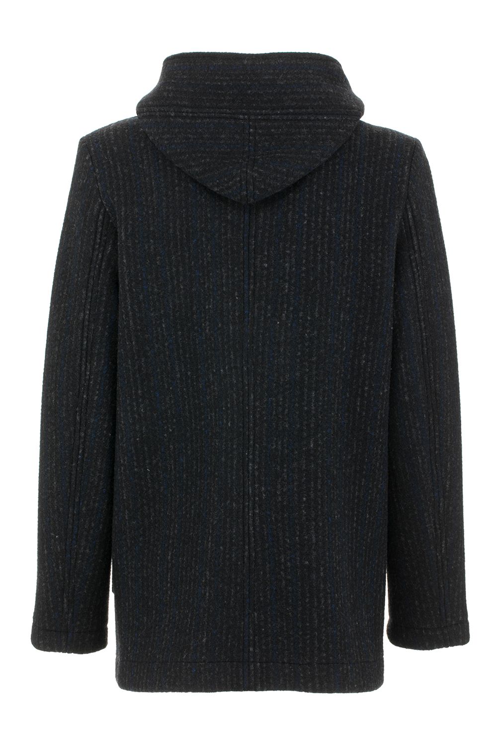 Sophisticated Blue Textured Coat for Men