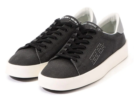 Black & White Leather Sneakers