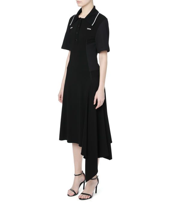 Elegant Long Asymmetrical Polo Dress