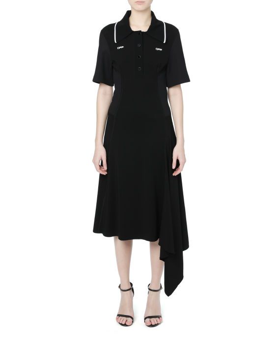 Elegant Long Asymmetrical Polo Dress