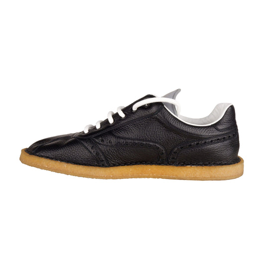 Sleek Deerskin Reflex Sneakers