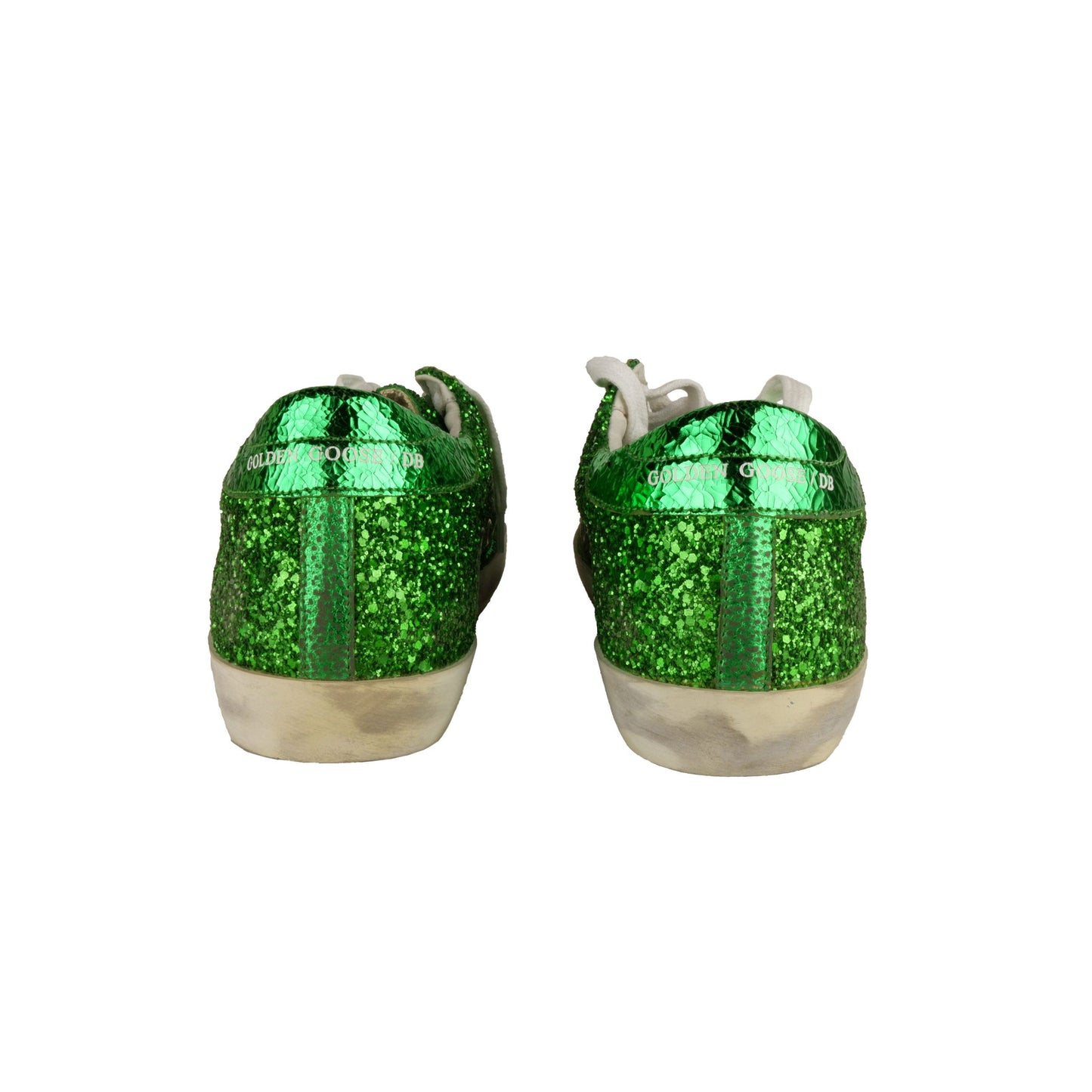 Emerald Glitz Designer Sneakers