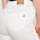 Chic White Slim-Fit Women's Jeans