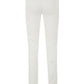 Chic White Cotton Blend Denim