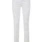 Chic White Cotton Blend Denim