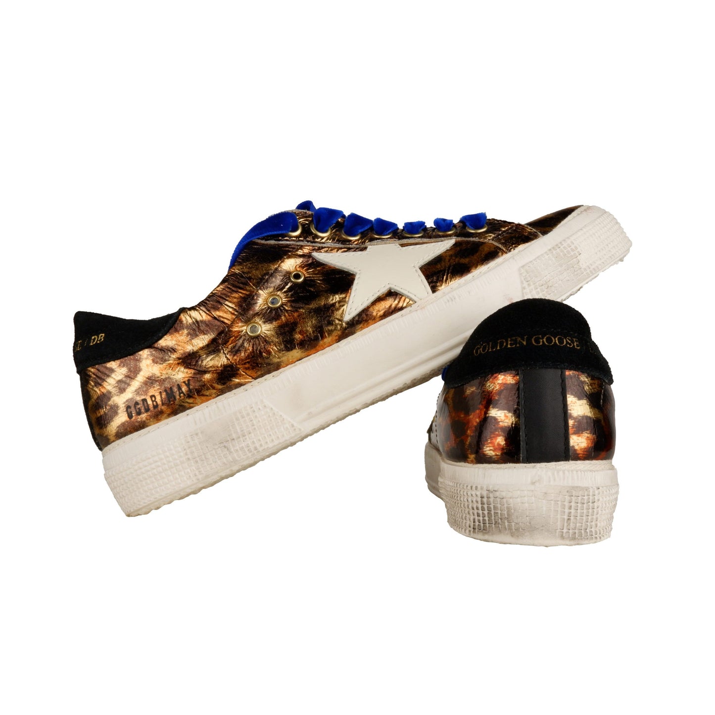 Chic Leopard Patent Leather Sneakers