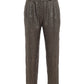 Prince of Wales High-Waisted Trousers