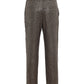 Prince of Wales High-Waisted Trousers
