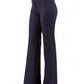 Elegant Pinstripe Pleated Trousers