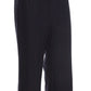 Elegant Pinstripe Pleated Trousers