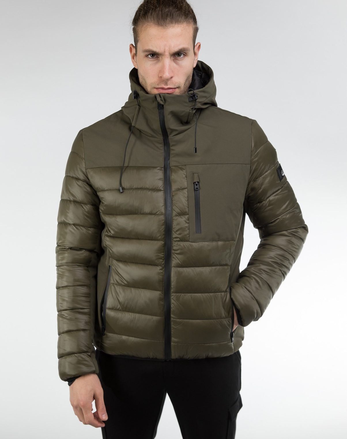 Chic Urban Men's Hooded Down Jacket