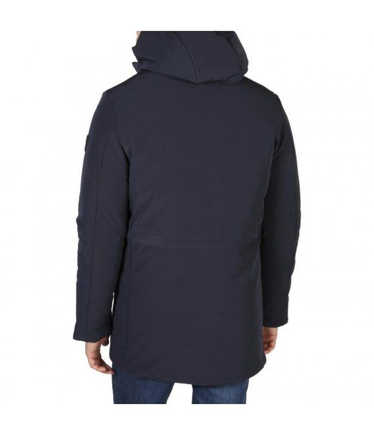 Sleek Hooded Jacket in Blue - Ultimate Protection