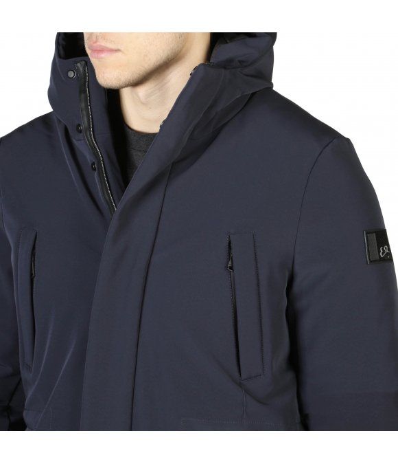 Sleek Hooded Jacket in Blue - Ultimate Protection