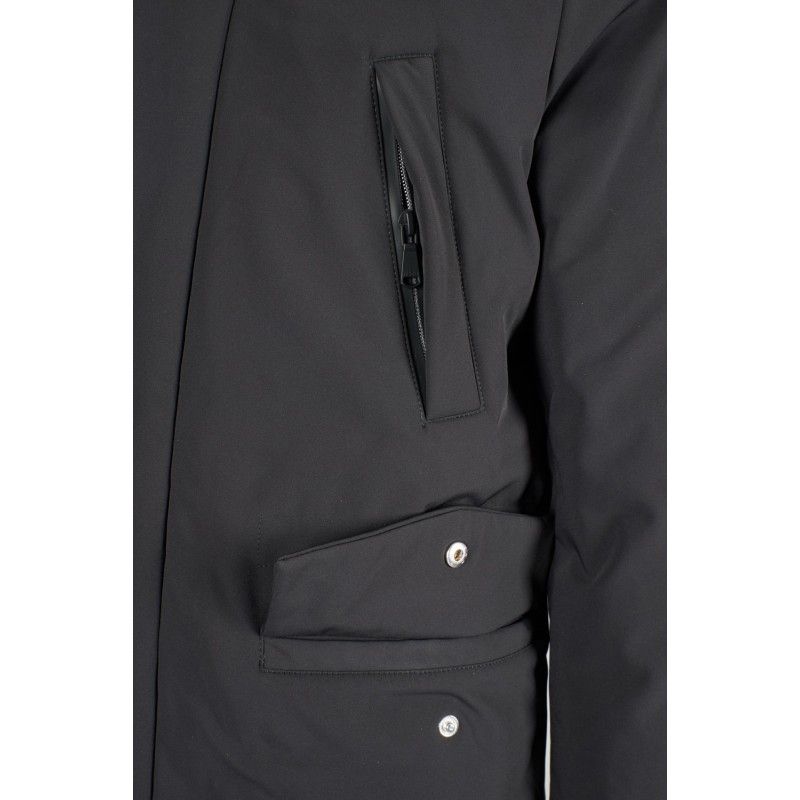 Elegant Black Thermal Stretch Jacket