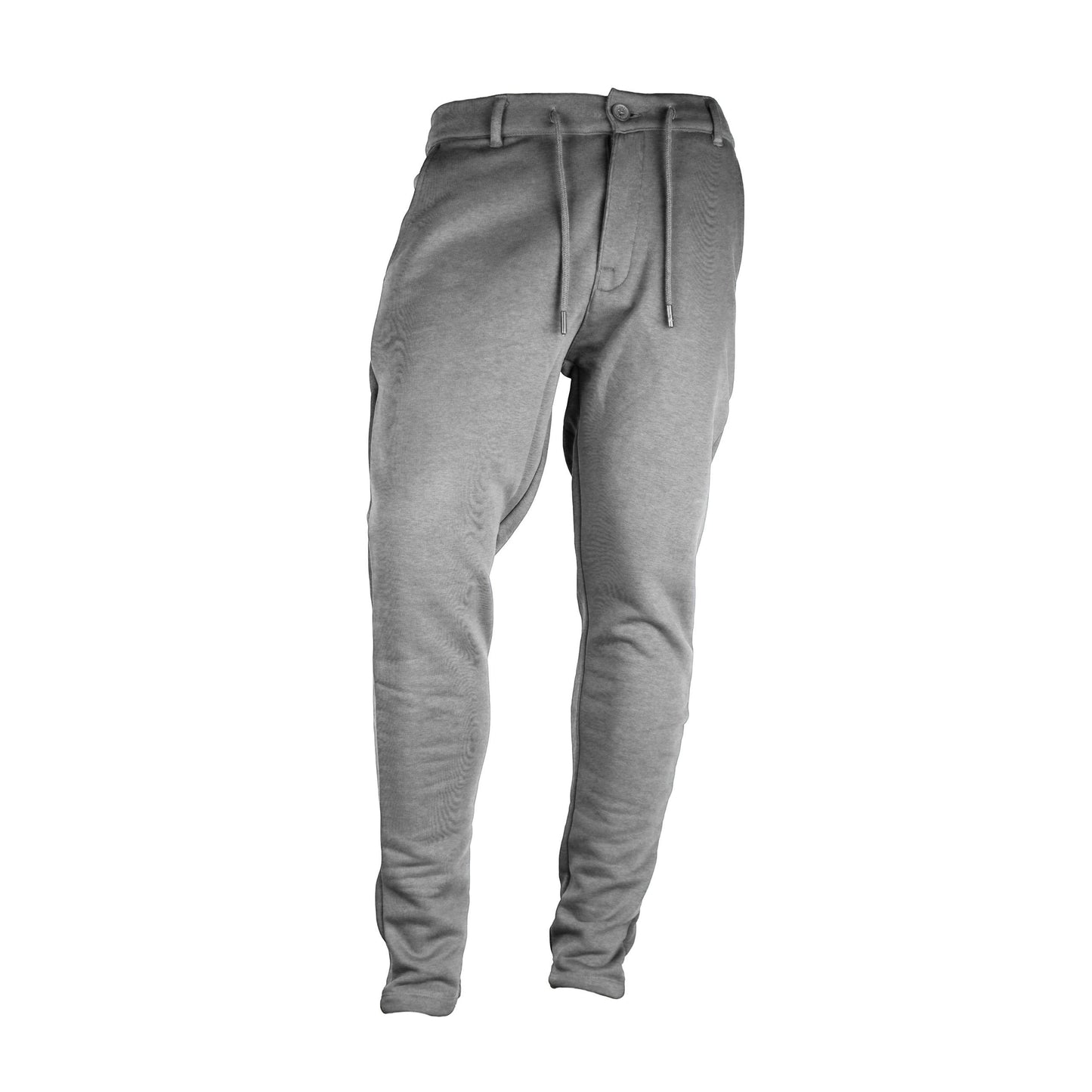 Chic Gray Sweatpants with Modern Touch