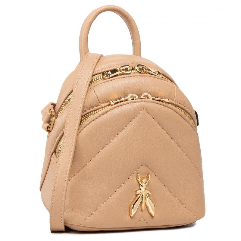 Elegant Beige Leather Crossbody Bag