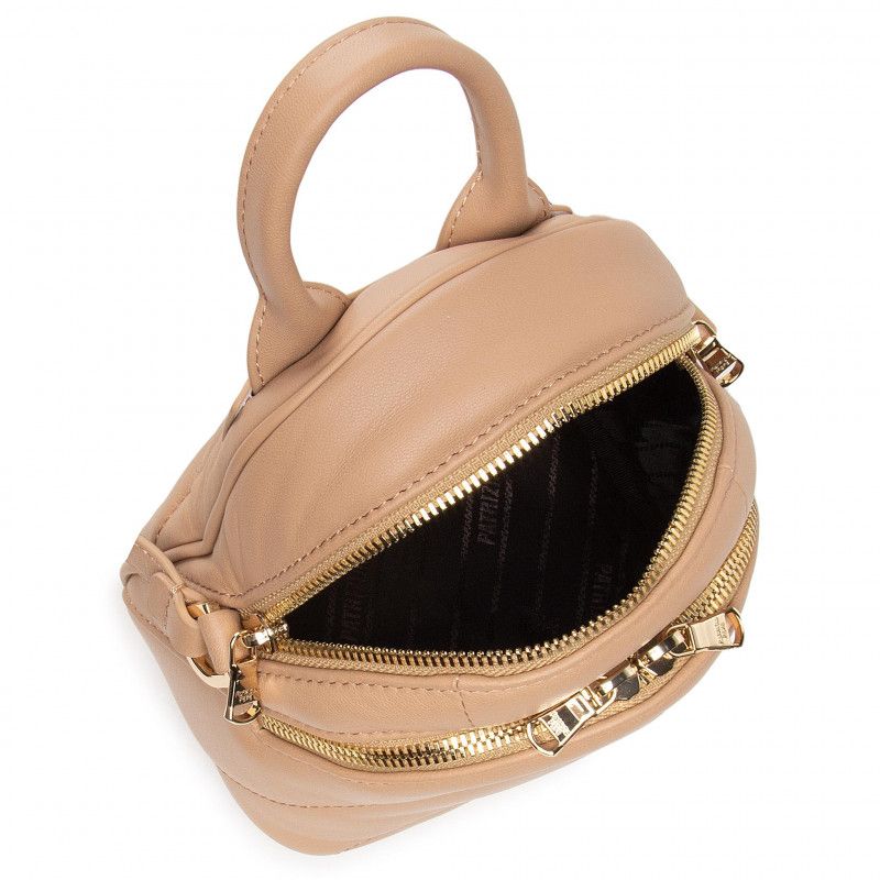 Elegant Beige Leather Crossbody Bag