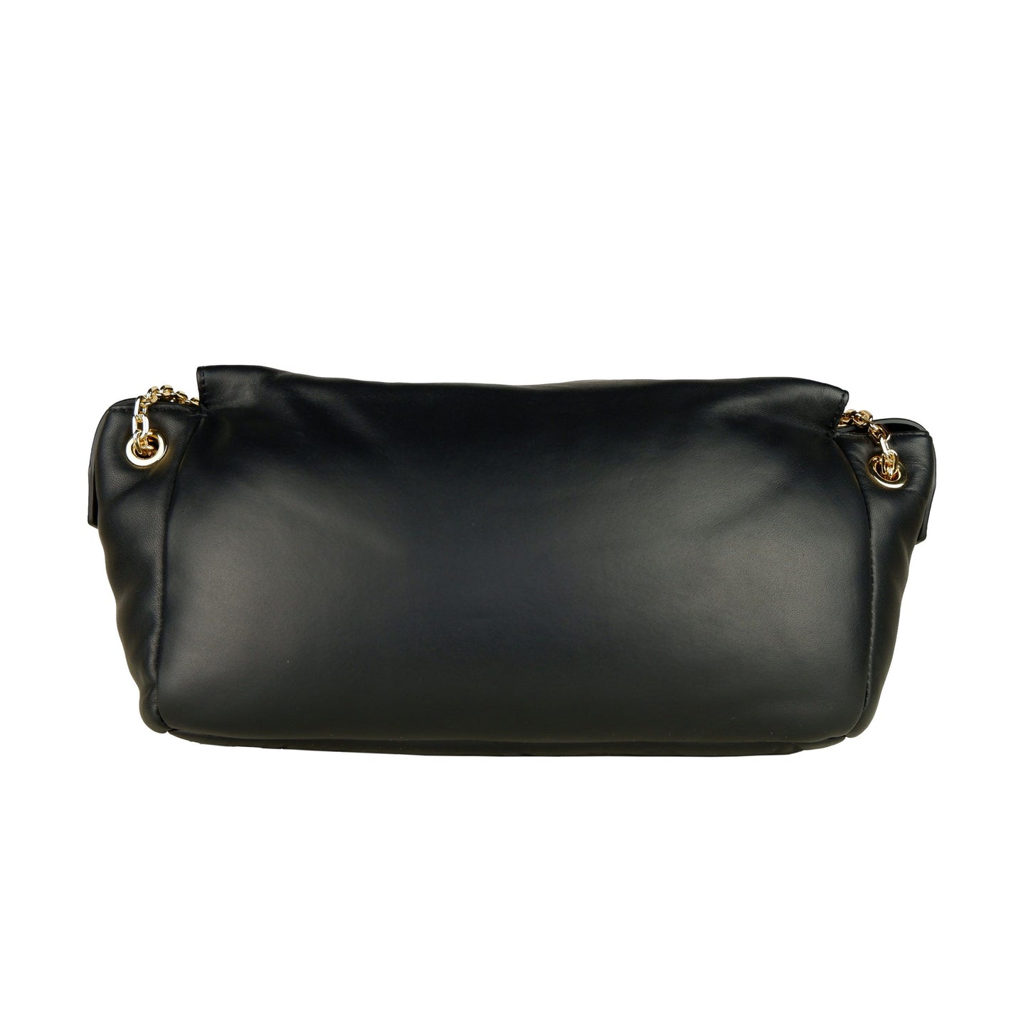 Chic Calfskin Shoulder Bag - Sleek & Spacious