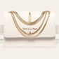 Chic Bianco Leather Crossbody Bag