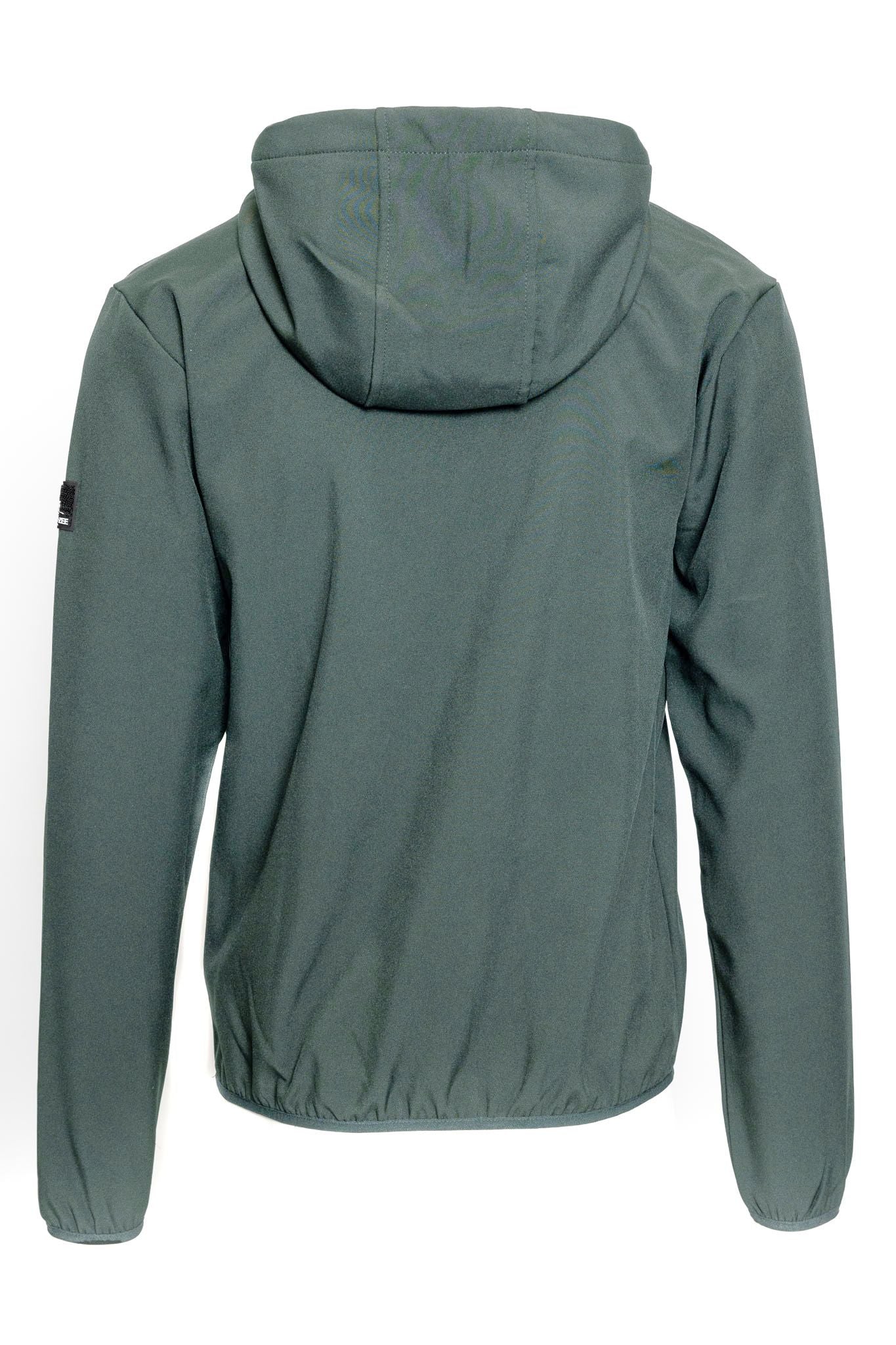 Green Fleece-Lined Windproof Jacket