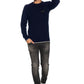 Chic Two-Tone Crewneck Sweater for Men