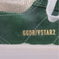 Emerald Suede Sneakers with Signature Star Logo