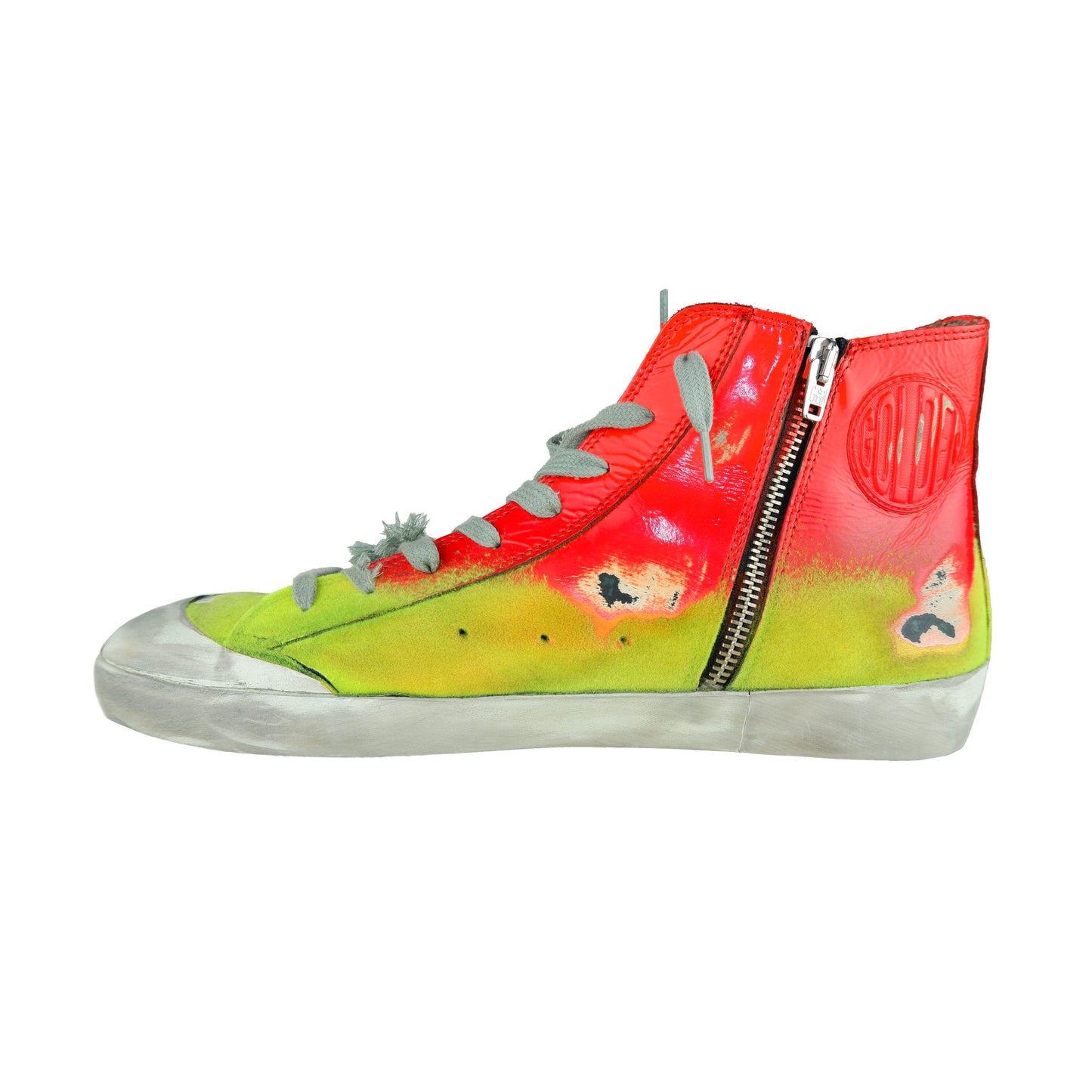 Multicolor Patent Leather Sneakers - Luminous Style