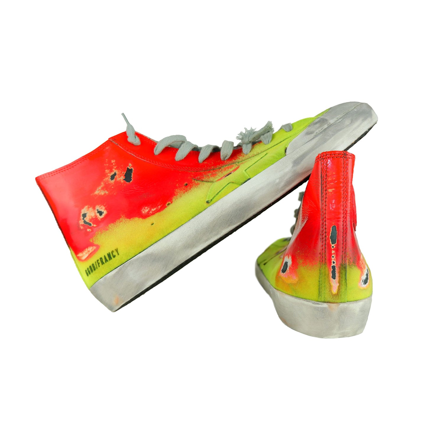 Multicolor Patent Leather Sneakers - Luminous Style