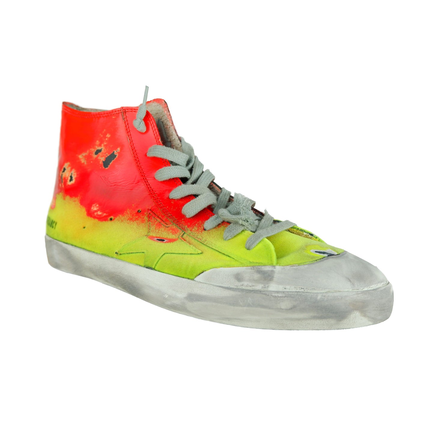 Multicolor Patent Leather Sneakers - Luminous Style